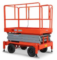 工厂仓库高处货物摆放升降平台车用于高处作业